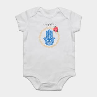 Iraqi Girl Iraq Hamsa Baby Bodysuit